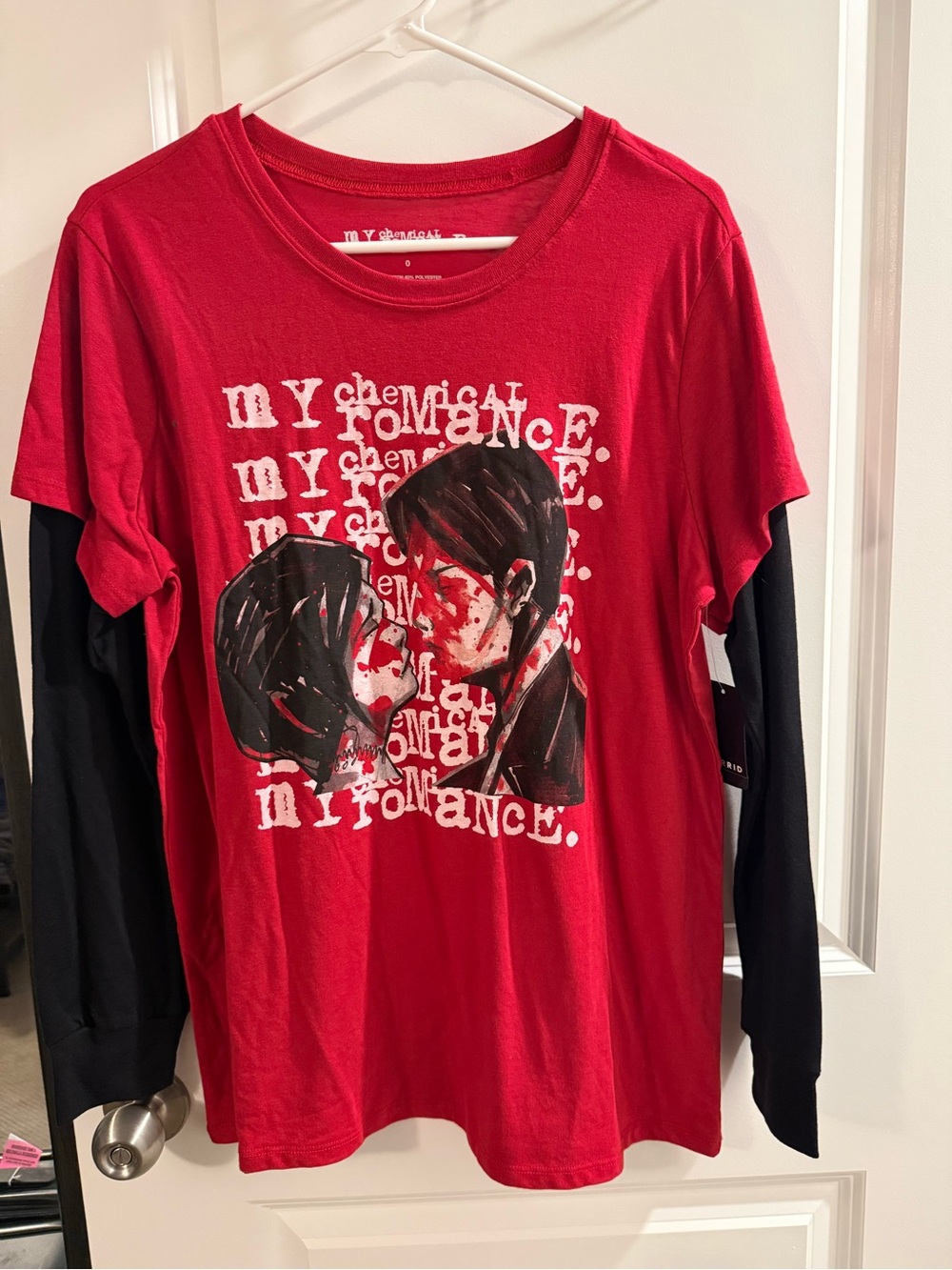 torrid Red My Chemical Romance Layered-Look Long Sleeve Tee